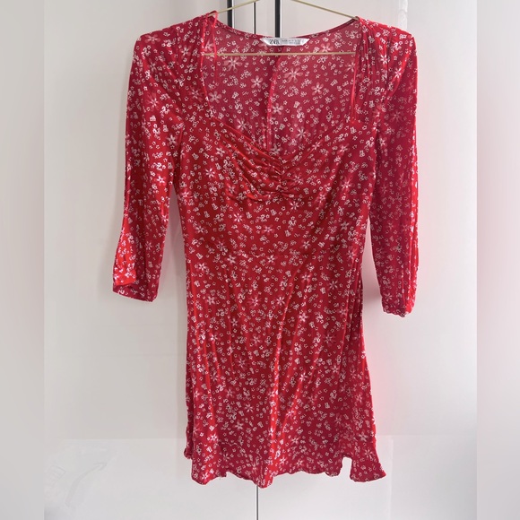 Zara floral mini dress - Picture 1 of 1